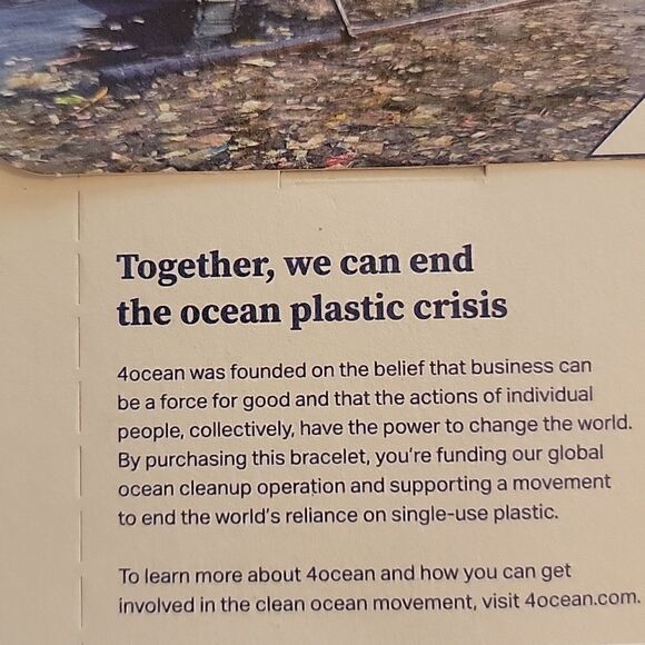 2 for $30.  4Ocean adjustable bracelet - Picture 5 of 5